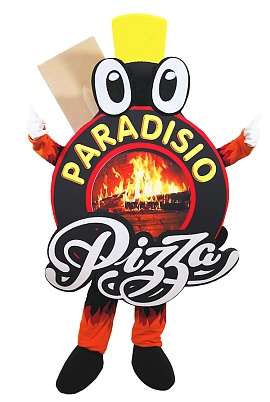 Pizza mascot costume