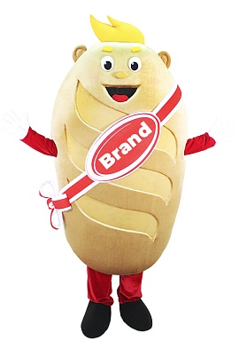 Bread mascot costume